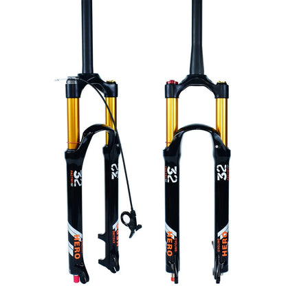 🚴♂️ Fourche à Air VTT en Alliage de Magnésium – Amortisseur de Rebond 140mm