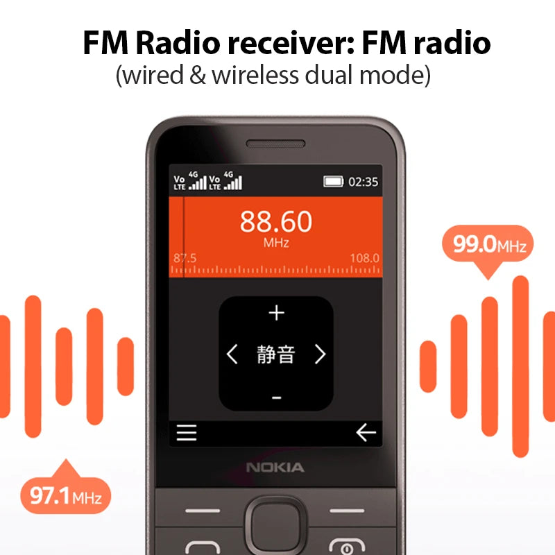 📱 Nokia 235 4G (2024) – Téléphone à touches Double SIM
