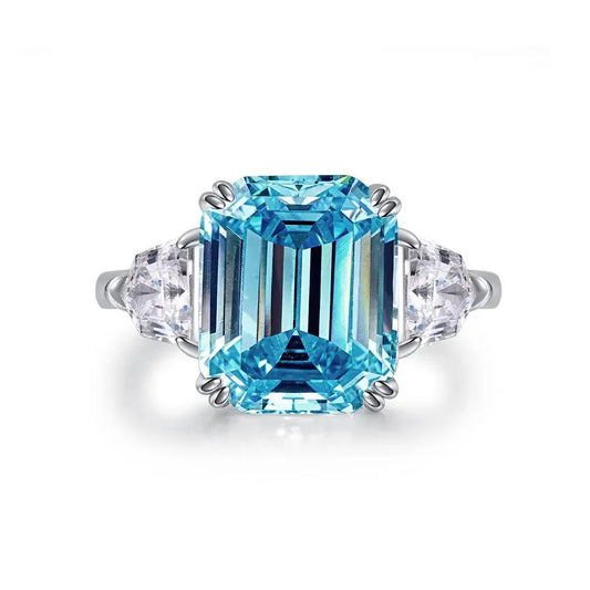 💍 Bague Femme en Platine Massif PT950 avec Diamant Rose – Design de Luxe