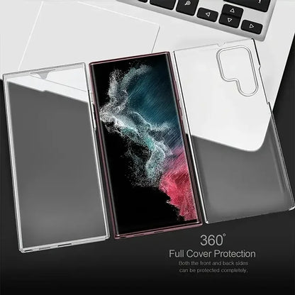 Étui Complet Transparent en Gel de Silice – Anti-Éblouissement et Antidérapant avec Cadre Électroplaqué pour Smartphone