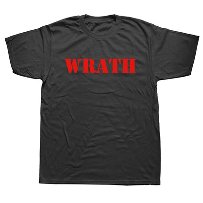 T-shirt WRATH « Sélection Naturelle » – Homme, Coton, Streetwear à Col Rond