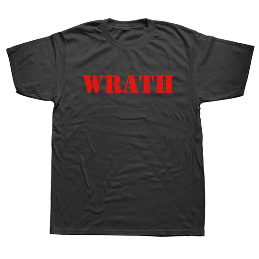 T-shirt WRATH « Sélection Naturelle » – Homme, Coton, Streetwear à Col Rond