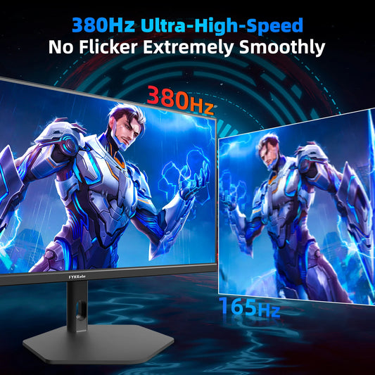 FYHXele 27 pouces 380Hz moniteur de jeu 1080P IPS 0.5ms GTG moniteur d'ordinateur moniteur Vertical réglable prise en charge FreeSync HDR VESA