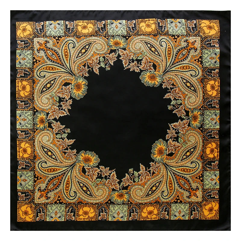 🧣 Foulard Carré Léopard LMLAVEN – Chic, Rock & Multifonction