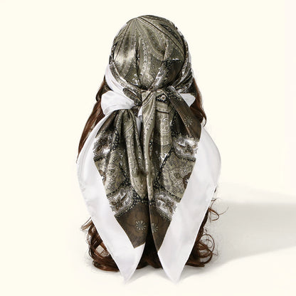 🧣 Foulard Carré Léopard LMLAVEN – Chic, Rock & Multifonction