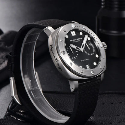 PAGANI Design New Men Automatic Mechanical Watches Diver Watch For Top Brand Luxury 200M Waterproof AR Sapphire Watch for Men