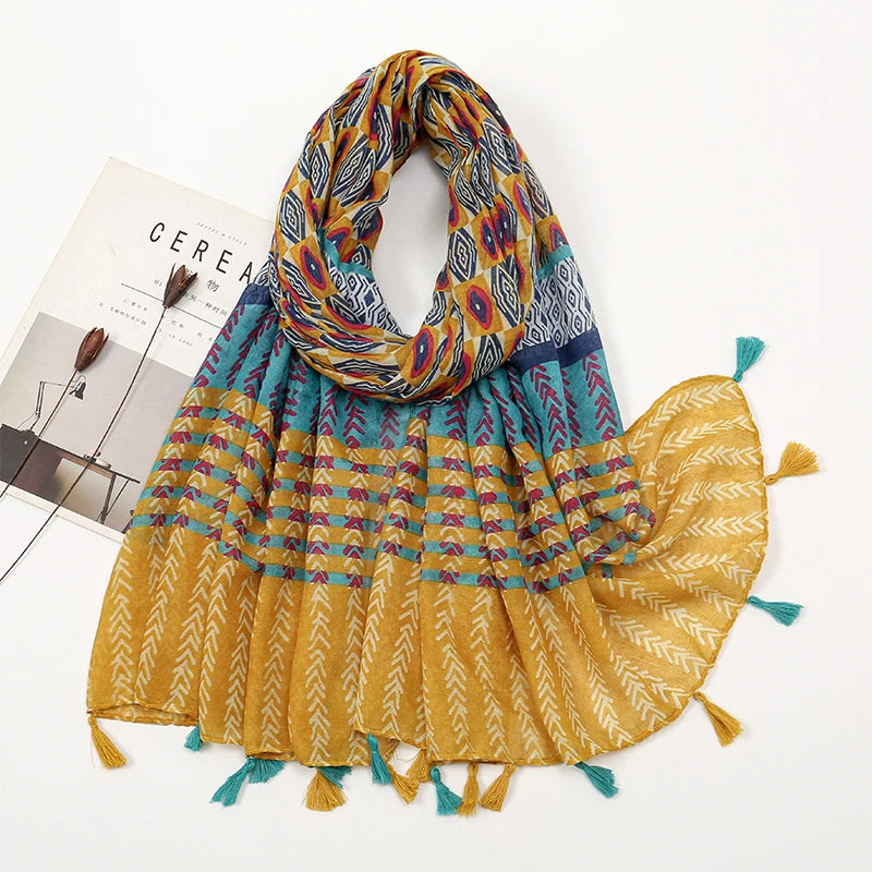 🧣 Écharpe de Styliste RUNMEIFA – Confort & Élégance Oversize