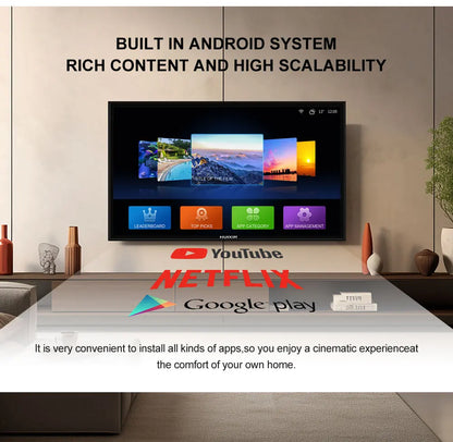 DUTRIEUX Smart TV 32’’ Ultra HD 4K – Google TV & Roku OS, écran tactile design luxe