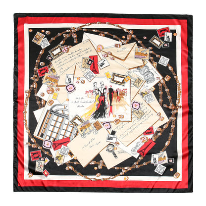 🧣 Foulard Carré Léopard LMLAVEN – Chic, Rock & Multifonction