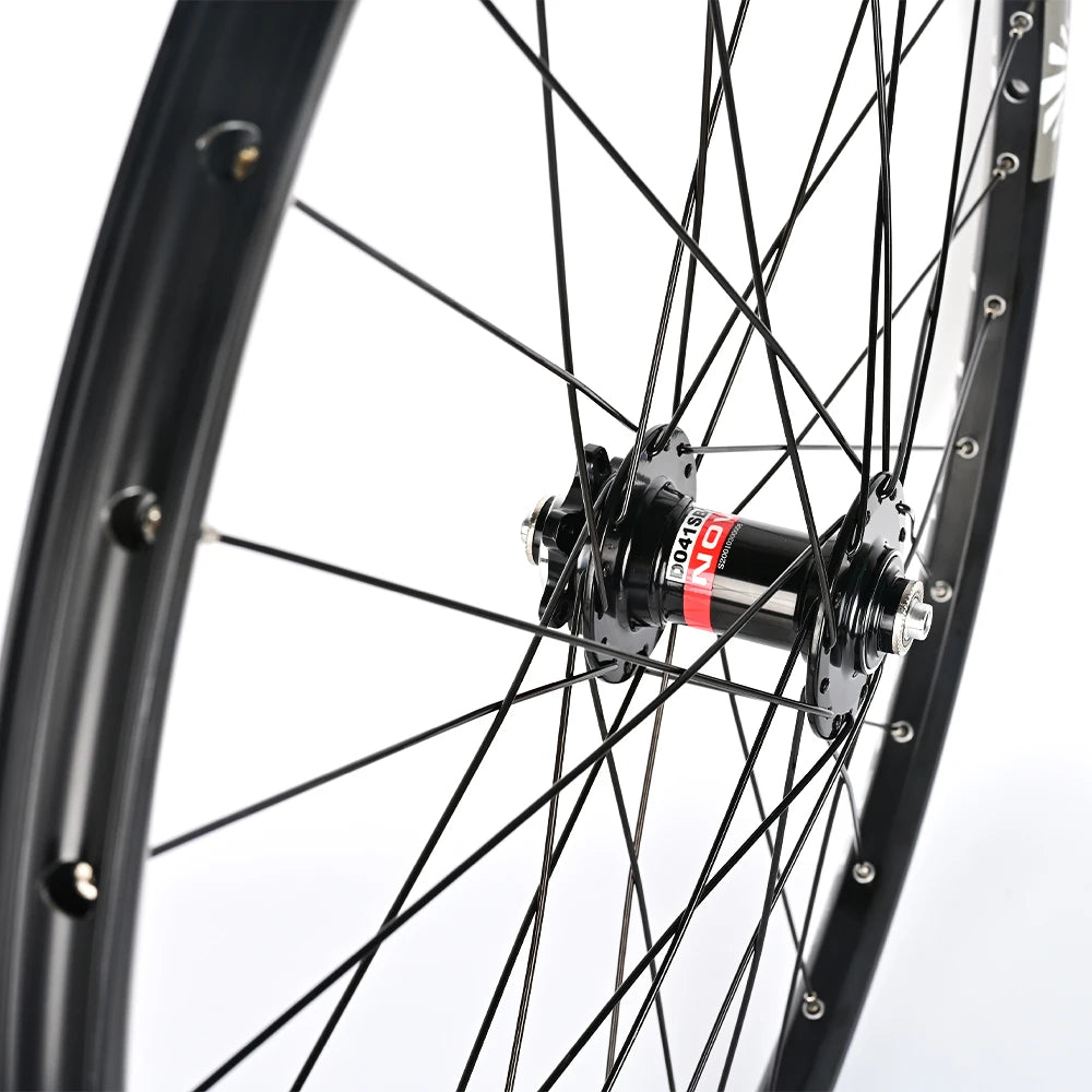 Novatseats-Jeu de roues de vélo avec moyeux D042SB, jante SunRingle QR, 32 trous, frein à disque de roue de vélo VTT, chambre à air, 26/27, 5/29 pouces