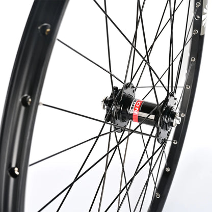 Novatseats-Jeu de roues de vélo avec moyeux D042SB, jante SunRingle QR, 32 trous, frein à disque de roue de vélo VTT, chambre à air, 26/27, 5/29 pouces