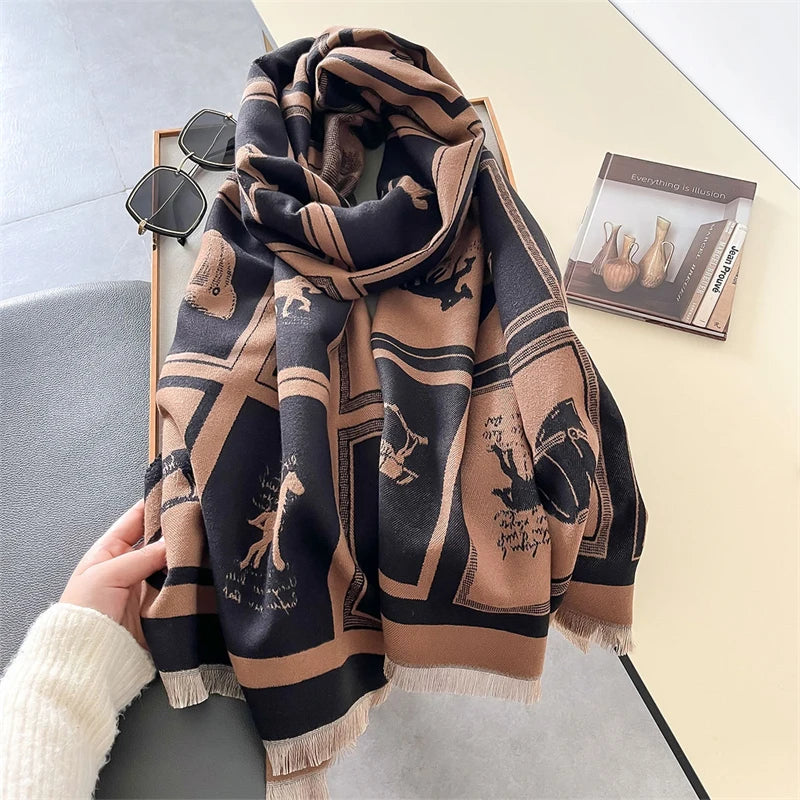Châle Pashmina en Cachemire pour Femme – Luxe & Confort