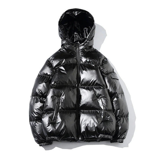 Parka hiver c à capuche imperméablesolide décontracté
