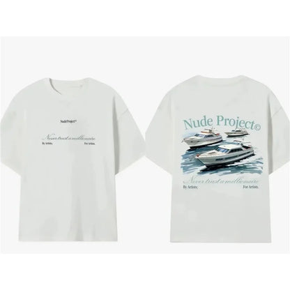 👕 T-shirt Rayé Fashion Design – Respirant & Confortable