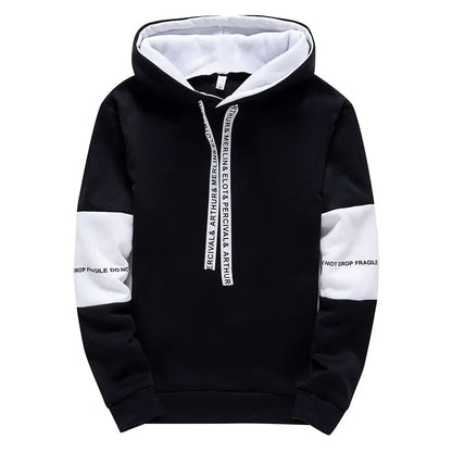 Sweats à capuche à manches longues pour hommes, impression décontractée avec lettre PVD, pull Hip Hop pour hommes, haut de sport masculin, nouveau, printemps