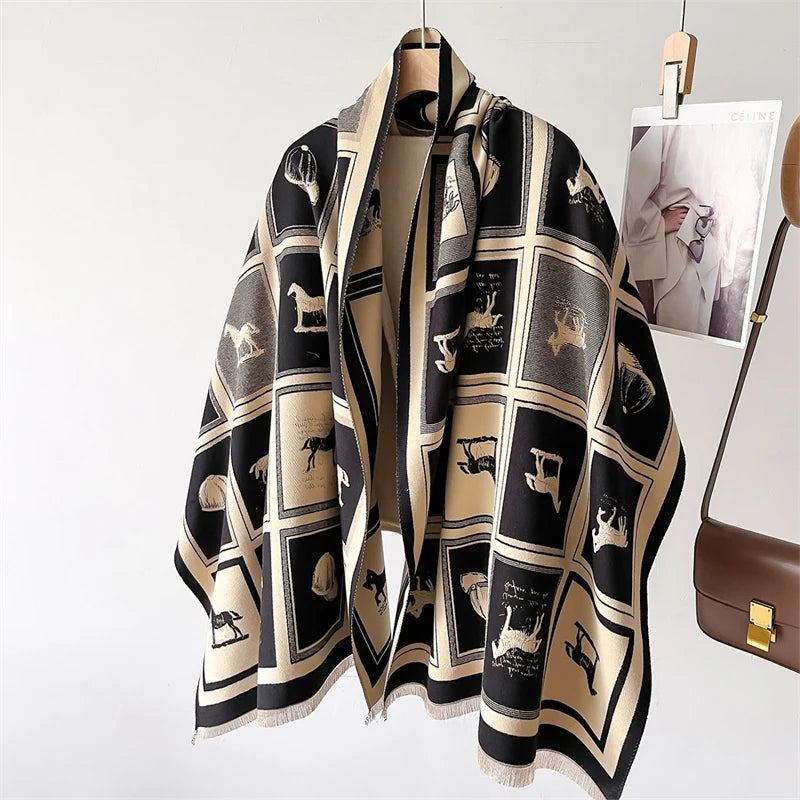 Châle Pashmina en Cachemire pour Femme – Luxe & Confort