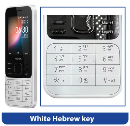 Nokia 6300 4G Téléphone Mobile Double SIM 2.4" KaiOS WiFi Bluetooth Multilingue Détachable D'occasion