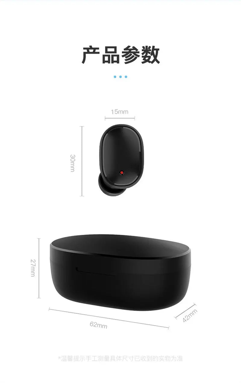 Original XIAOMI A6S écouteur sans fil TWS Bluetooth casque HiFi musique casque réduction du bruit écouteurs Sport jeu avec micro