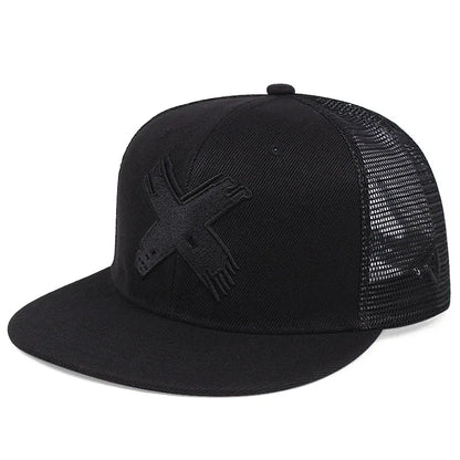 Casquette Baseball Unisexe Diamant Snapback Réglable Hip Hop Papa Hat Camionneur
