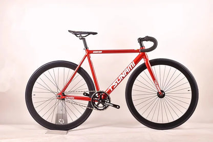 Tsunami SNM100 Fixie vélo à pignon fixe piste vélos de course à vitesse unique 700C cadre en aluminium pièces de cyclisme personnalisables sans frein