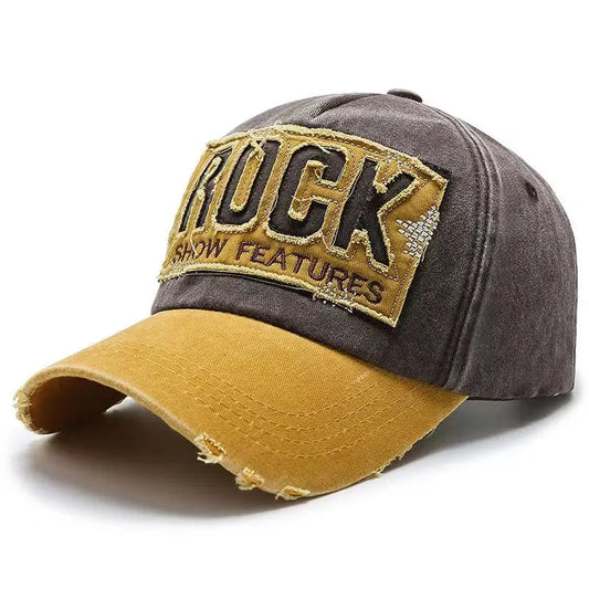 Casquette Baseball Rock Brodée en Coton – Snapback Unisexe Haute Qualité