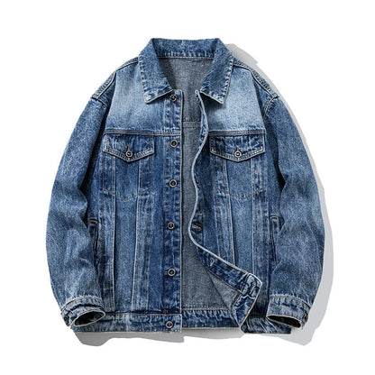 Veste en denim homme loose KK LUFAINA – Style casual sport printemps/automne
