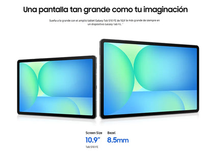 Samsung Galaxy Tab S10 FE, WIFI, Tablette, 10.9",Appareil photo 13 MP,10,9 »,Batterie 8000mAh, IP68