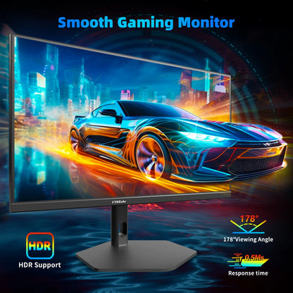 FYHXele 27 pouces 380Hz moniteur de jeu 1080P IPS 0.5ms GTG moniteur d'ordinateur moniteur Vertical réglable prise en charge FreeSync HDR VESA