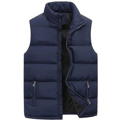 Gilet sans Manches pour Homme - Veste Chaude et Imperméable
