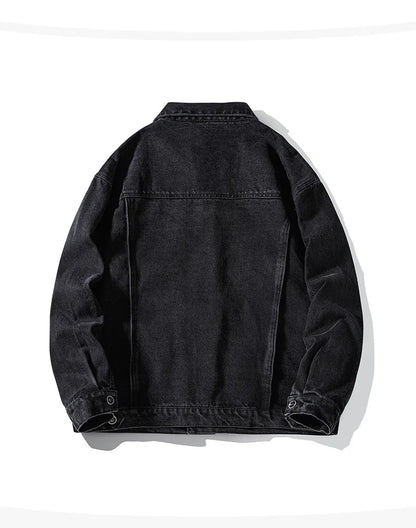 Veste en denim homme loose KK LUFAINA – Style casual sport printemps/automne