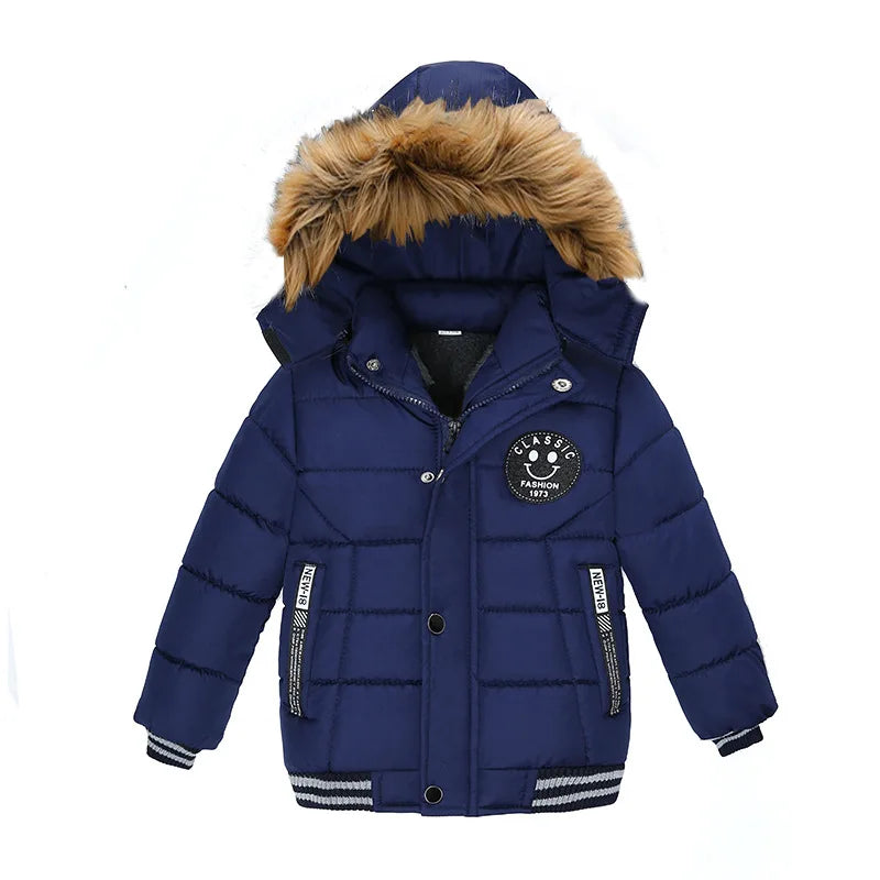 🧒 Doudoune Hiver pour Garçons – Parka Chaude 2025