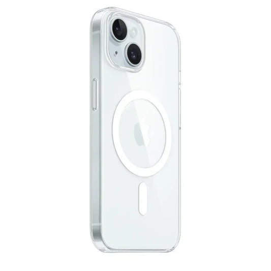 Étui Transparent Magnétique PSWWSP – Protection Complète Anti-Rayures et Antidérapante pour iPhone 16 / 15 / 14 / 13 / 12 / 11 Pro Max / Plus / Mini / XS / XR