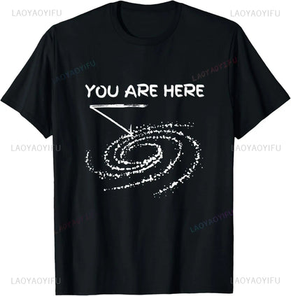 T-shirt unisexe Galaxie Astronomie, streetwear