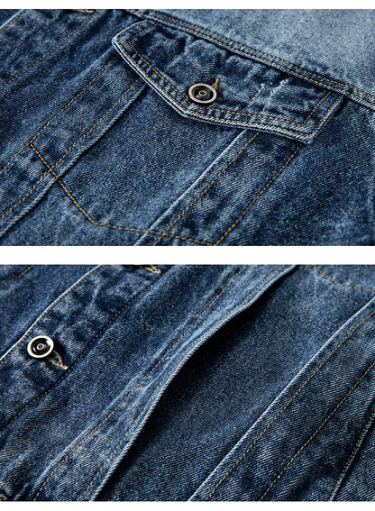Veste en denim homme loose KK LUFAINA – Style casual sport printemps/automne