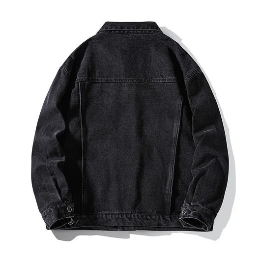 Veste en denim homme loose KK LUFAINA – Style casual sport printemps/automne