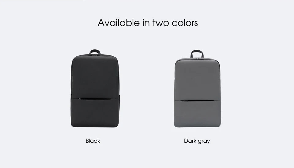 Sac à Dos Xiaomi Classic Business 2 – 18L, Étanche et Élégant pour Ordinateur Portable