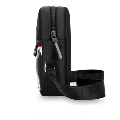 Sac Bandoulière Messager Décontracté Pour Hommes en Nylon Sac à Téléphone Unisexe Sac de Voyage à Taille Male Pochette de Poitrine.