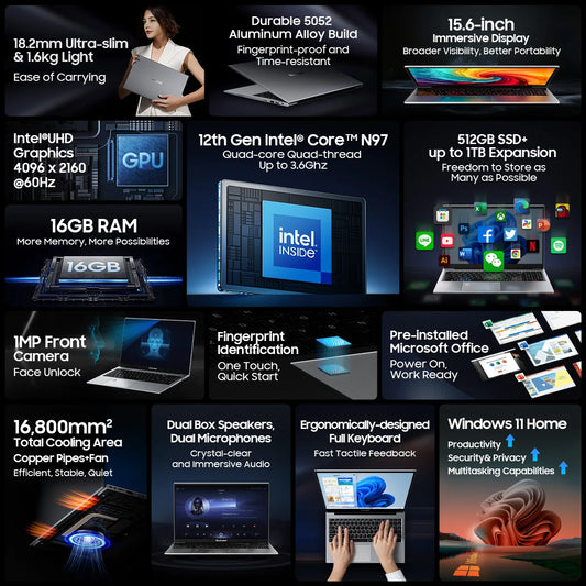 📌 Blackview Acebook 8 – Ordinateur Portable 15.6"