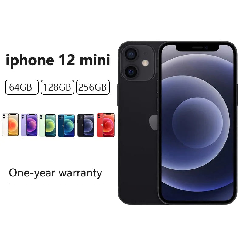 Apple IPhone 12 mini 256 ROM iPhone unlocks 5,4 inch OLED 5g screen a14 bionic chip camera 12mp