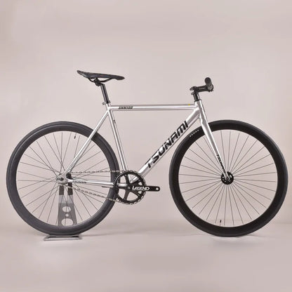 Tsunami SNM100 Fixie vélo à pignon fixe piste vélos de course à vitesse unique 700C cadre en aluminium pièces de cyclisme personnalisables sans frein