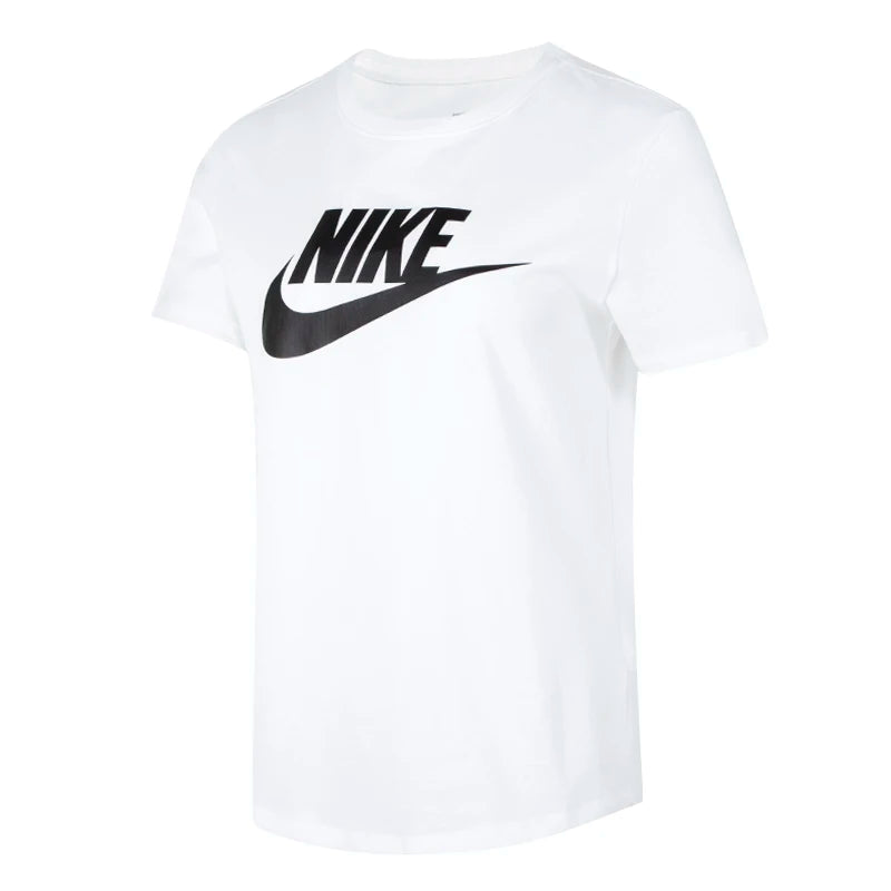 Nike femmes W Nsw t-shirt Essntl Icn Ftrat chemise col rond ample respirant quotidien décontracté demi manches Dx7907-100