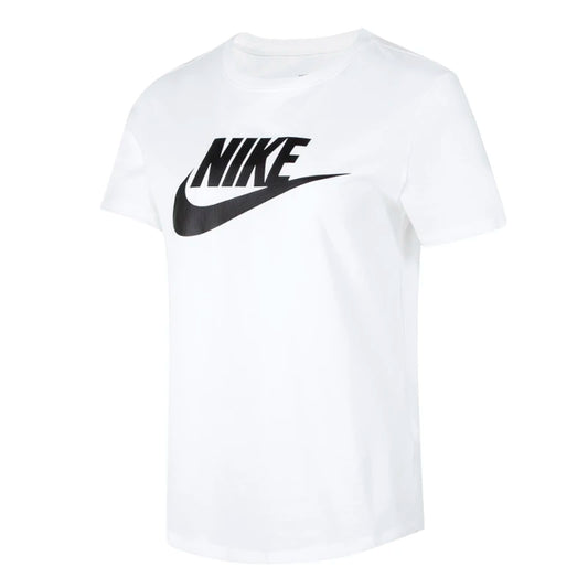 Nike femmes W Nsw t-shirt Essntl Icn Ftrat chemise col rond ample respirant quotidien décontracté demi manches Dx7907-100