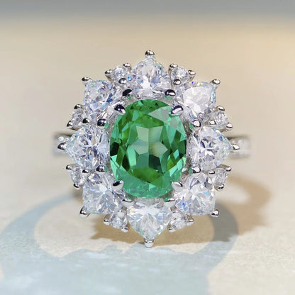 💍 Bague Femme en Platine avec Diamants – Style Classique