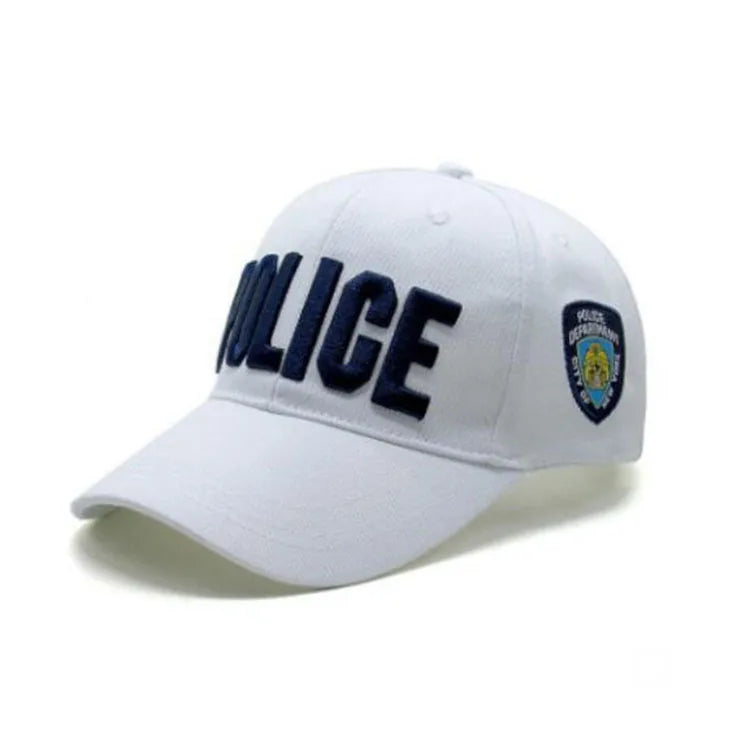 Casquette Baseball Lettre Police Unisexe Réglable Chapeau Camionneur Golf Sport