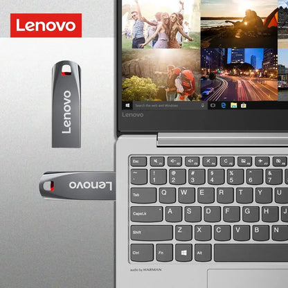 Lenovo-Clé USB 3.0 en métal haute vitesse, clé USB portable, mémoire étanche, disque flash, 1 To, 512 Go, 256 Go, 2 To