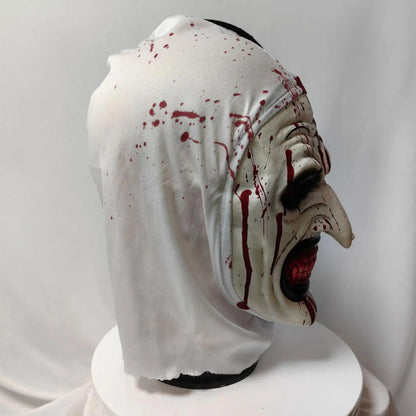 Masque Clown Terrifier en Latex – Halloween & Cosplay Effrayant pour Adultes