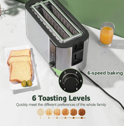 Grille-pain multifonction DMWD 4 tranches – Toaster, Sandwich &amp; Gaufrier