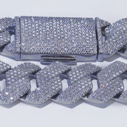 Bracelet en Argent 925 Silver VVS – Homme & Femme – Taille 17,8 cm et 20,3 cm