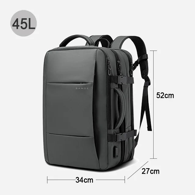 Sac à Dos Homme Bange 20-35L – Oxford, Multi-Poches, Style Commerce
