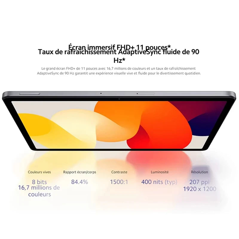 Redmi Pad SE : Votre tablette 11" avec son Dolby Atmos et un écran 90Hz.